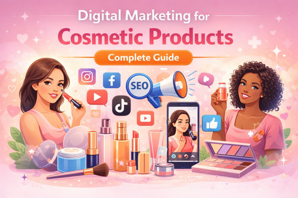 digital marketing for cosmetic products