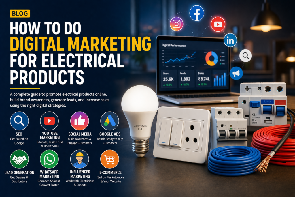 digital marketing for electrical products